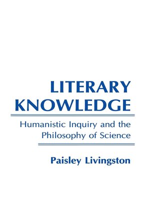 cover image of Literary Knowledge